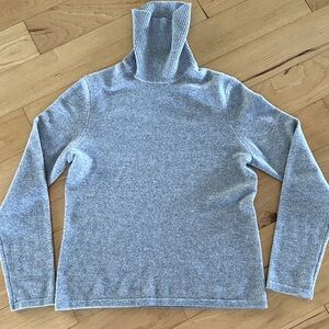 Lord & Taylor Light Gray Turtleneck Sweater for Men